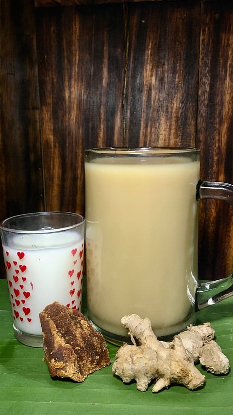 Ginger milk benefits 