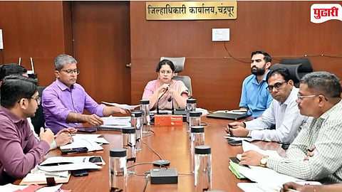 Chandrapur News | पिण्याच्या पाण्याचे स्रोत;  चारा, जलसंधारण व रोजगार हमीच्या कामांचे नियोजन करा : जिल्हाधिकाऱ्यांचे निर्देश