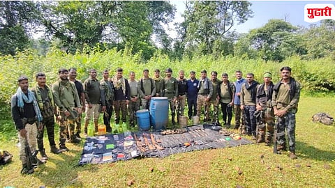 Maoist Arms Seized