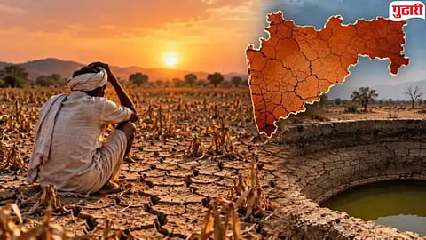 Maharashtra drought 18 talukas inspection
