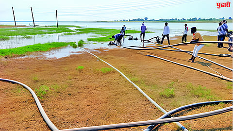 Illegal water extraction