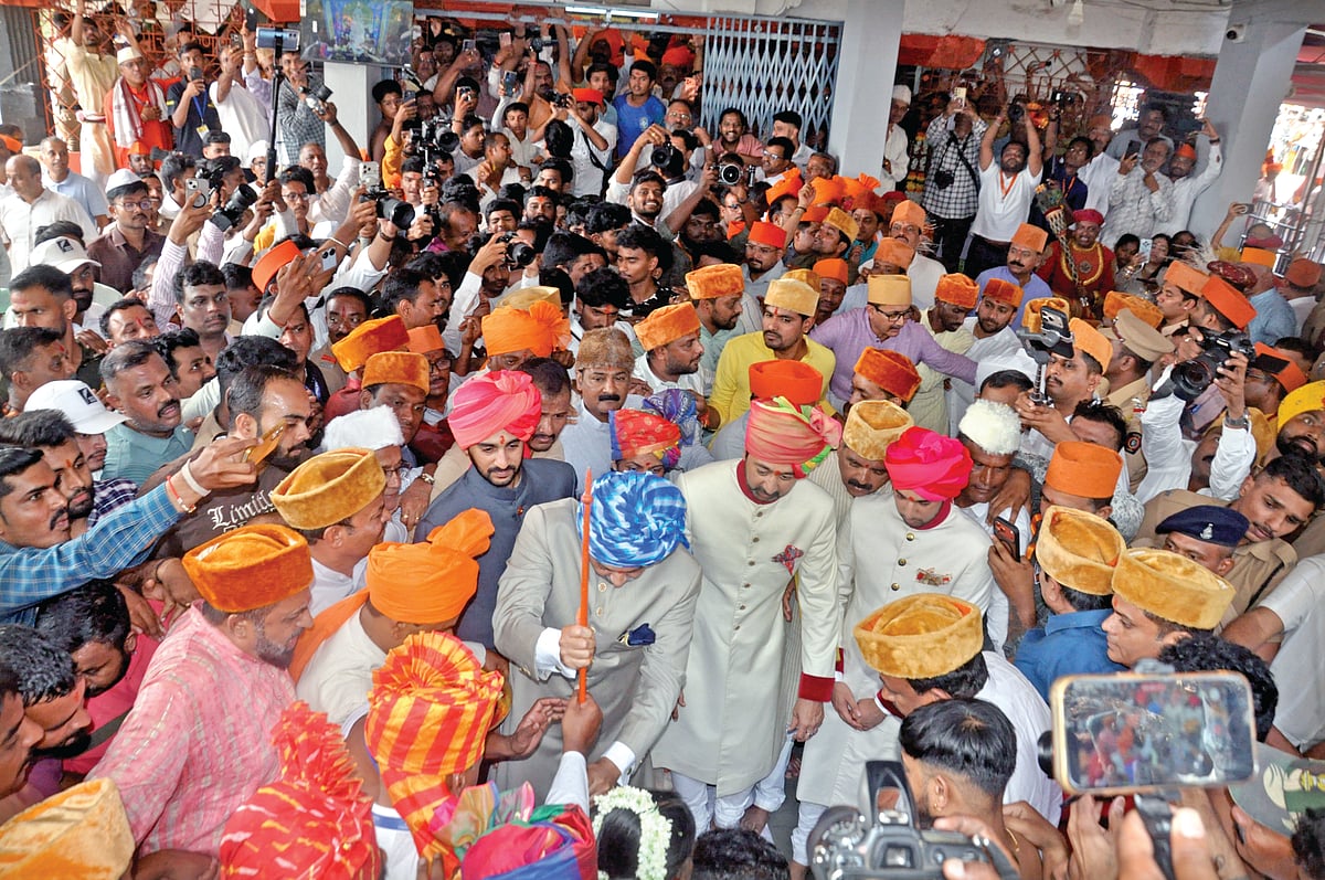 Ambabai Tryamboli Meeting Ceremony | अंबाबाई-त्र्यंबोली भेटीचा सोहळा उत्साहात