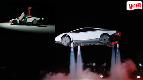 Elon Musk Flying car Tesla Roadster 2