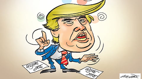 पहिला चहा | आले ट्रम्पजींच्या मना...