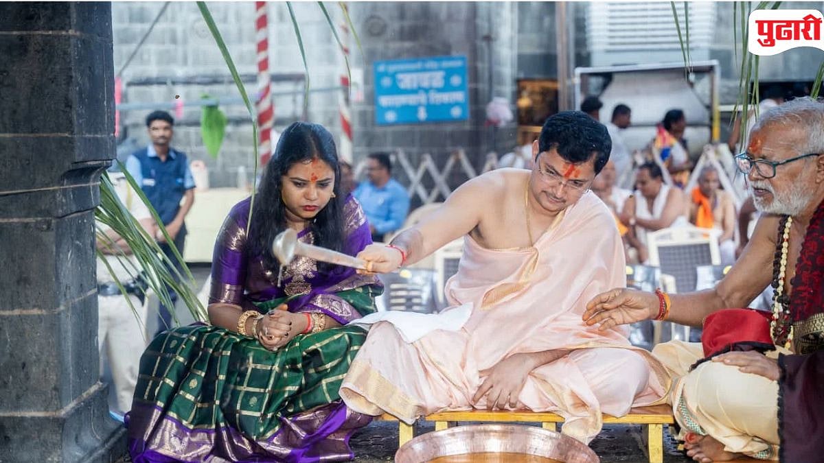 Tulja Bhavani Navratri | दुर्गाष्टमीच्या निमित्ताने तुळजाभवानीच्या शारदीय नवरात्रात वैदिक होम हवन, महिषासुरमर्दिनी महापूजा