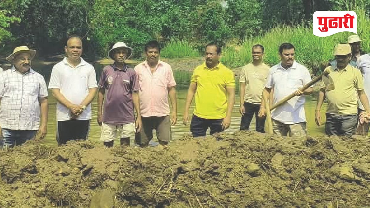 Thane Water Conservation Campaign : पेंढरघोळ येथे चार वनराई बंधाऱ्यांची उभारणी