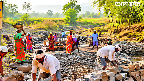 Chhatrapati Sambhajinagar Water conservation Kannad|दुष्काळाच्या पार्श्वभूमीवर जलसंधारणाच्या कामांना प्राधान्य