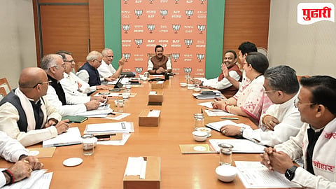 BJP Meeting : भाजप अध्यक्षांनी घेतली महासचिवांसोबत बैठक! 