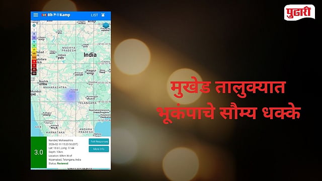 Mukhed Map.pdf Nanded Earthquake | मुखेड तालुक्यात भूकंपाचे सौम्य धक्के; नागरिकांना ...