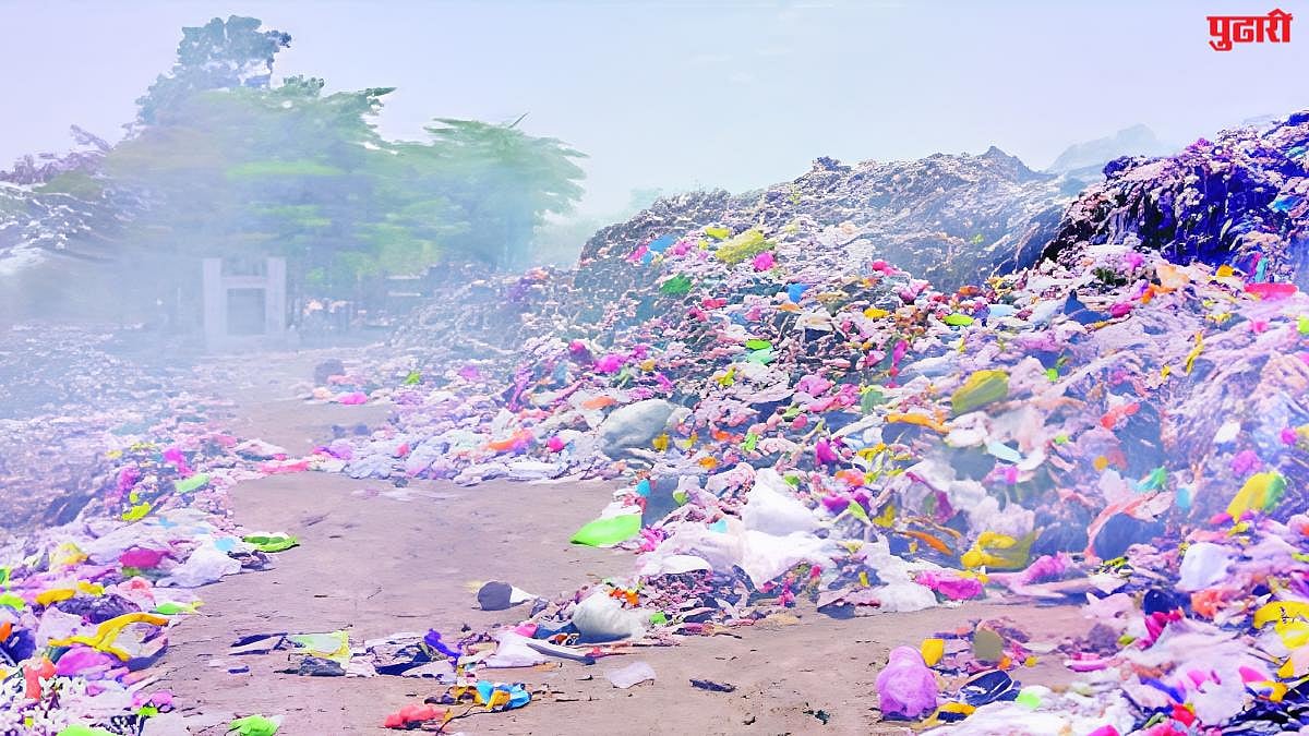 Jalna News : अमृत वन नव्हे विष वन; द्वारापाशी कचऱ्याचे ढिगारे
