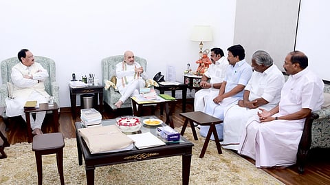 Amit shah , Edappadi Palanisamy