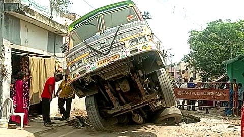 Lorry accident