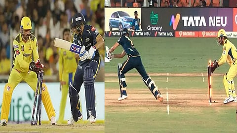 dhoni stumping