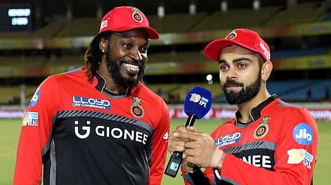 Chris Gayle & Virat Kohli 