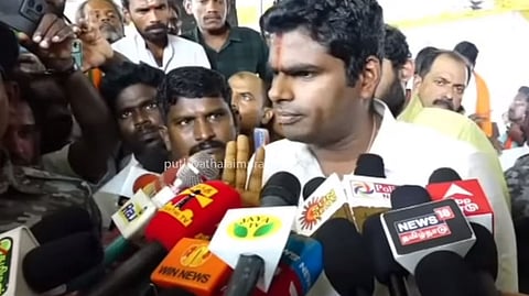 தமிழ்நாடு பாஜக தலைவர் அண்ணாமலை