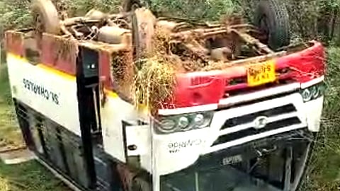 van accident