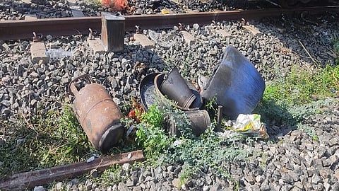 train fire accident