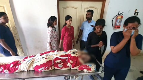 student died