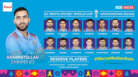 Afghanistan squad