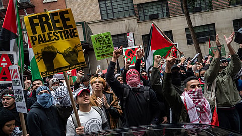 Protest in New York