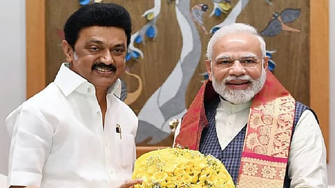 முதல்வர் மு.க.ஸ்டாலின் - பிரதமர் மோடி
