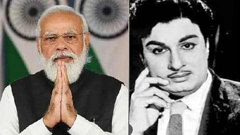 மறைந்த தமிழக முன்னாள் முதல்வர் எம்.ஜி.ஆர்