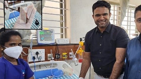 குழந்தையை காப்பாற்றிய மருத்துவர்கள்