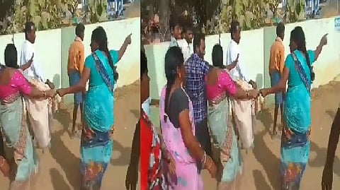 போரட்டத்தில் ஈடுபட்ட வியாபாரிகள்