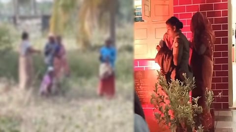 சம்பவத்தை தொடர்ந்து கைதான பெண்கள்
