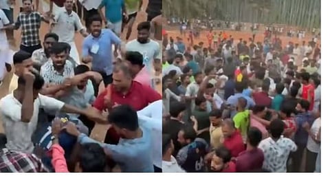 கால்பந்து போட்டியில் ஏற்பட்ட கலவரம்