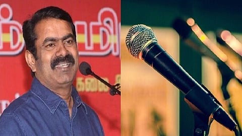 சீமான், மைக் சின்னம்