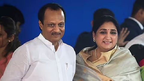 அஜித் பவார், சுனேத்ரா 