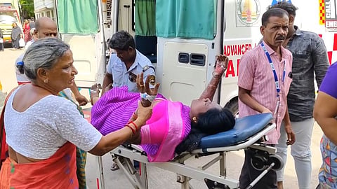 துக்க வீட்டில் வெடிவிபத்து