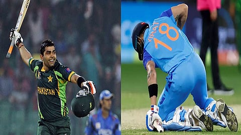 umar akmal - virat kohli
