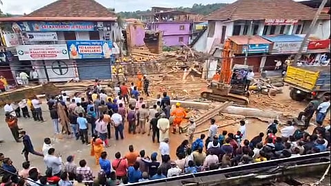 Building collapsed