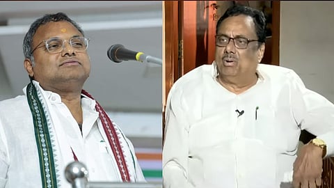 கார்த்தி சிதம்பரம், ஈவிகேஎஸ் இளங்கோவன்