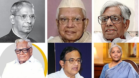 இதற்கு முன் மத்திய பட்ஜெட்டை தாக்கல் செய்த தமிழர்கள்