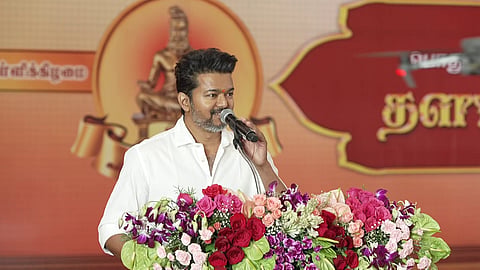 தவெக தலைவர் விஜய்