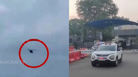 ஷேக் ஹசீனா தப்பி செல்லும் காட்சிகள்