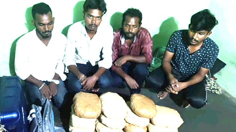 வடமாநிலத்தைச் சேர்ந்த 5 பேர் கைது