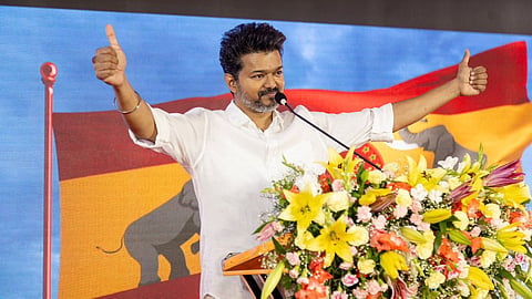 தவெக தலைவர் விஜய்