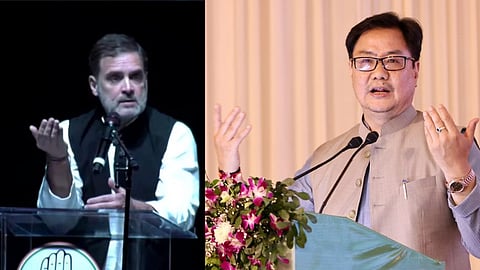 வெளிநாடுகளுக்கு சென்று ராகுல் காந்தி- கிரண் ரிஜிஜூ 
