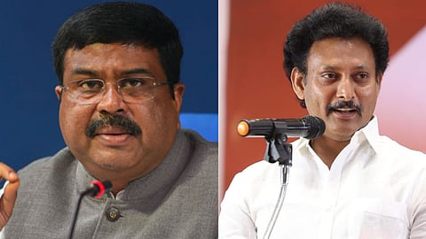  மத்திய கல்வித்துறை அமைச்சர் - அன்பில் மகேஷ்