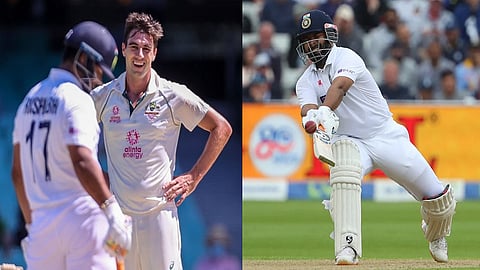 pat cummins - rishabh pant
