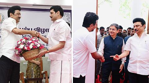 செந்தில் பாலாஜி - மு க ஸ்டாலின் - உதயநிதி ஸ்டாலின்