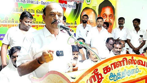 முன்னாள் அமைச்சர் கடம்பூர் செ.ராஜூ