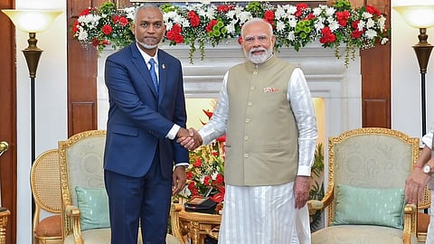 முகமது முய்சு, மோடி