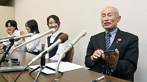 Nihon Hidankyo இணைத் தலைவர் தோஷியுகி மிமாகி
