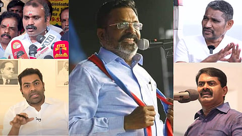 எல். முருகன், ஆதவ் அர்ஜுனா, திருமாவளவன், வன்னி அரசு, சீமான்