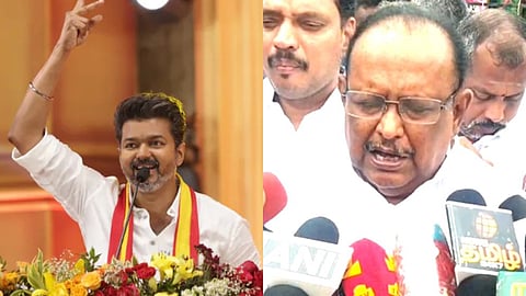 விஜய்  அமைச்சர் ரகுபதி